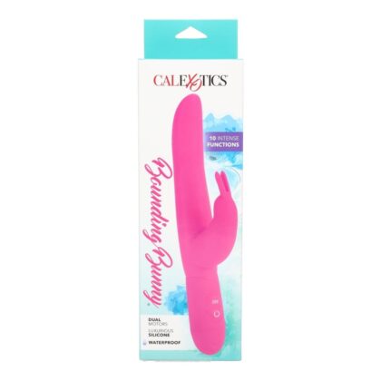 CalExotics Bounding Bunny Waterproof Rabbit Vibrator with Dual Motors and 10 Functions of Vibration