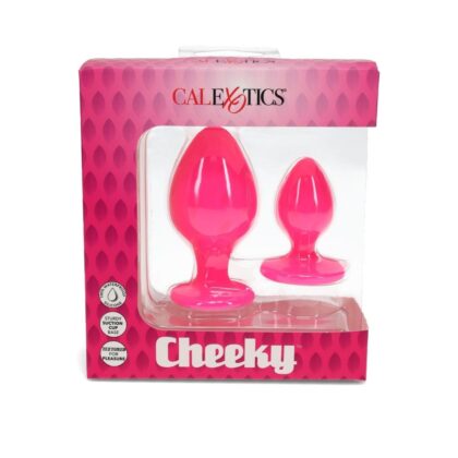 CalExotics Cheeky Gems Small Rechargeable Vibrating Probe in Pink