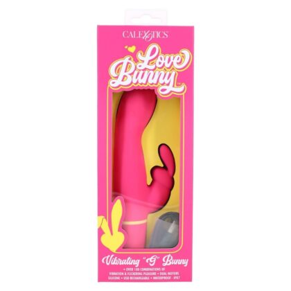 Calexotics Love Bunny Vibrating 'G' Bunny Silicone Rabbit Vibrator - Pink