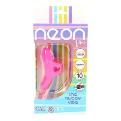 Neon Vibes The Nubby Vibe - Compact Waterproof Silicone Vibrator