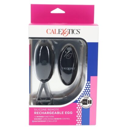 CalExotics Silicone Remote Rechargeable Egg Bullet Vibrator