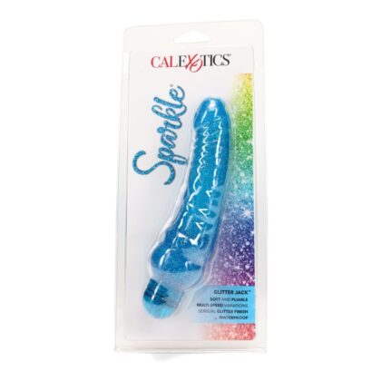 Calexotics Sparkle Glitter Jack Blue Vibrator