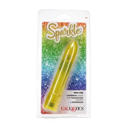 Calexotics Sparkle Mini Vibe in Yellow