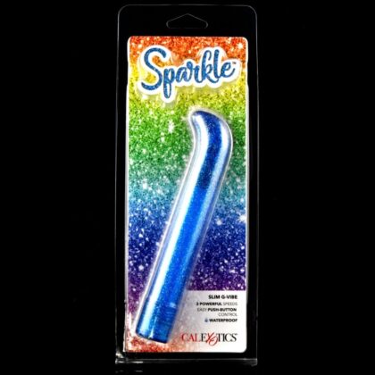 Sparkle Slim G-Vibe Blue Massager