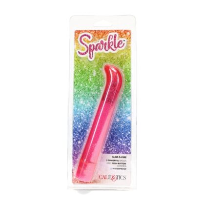 Calexotics Sparkle Slim G-Vibe in Pink