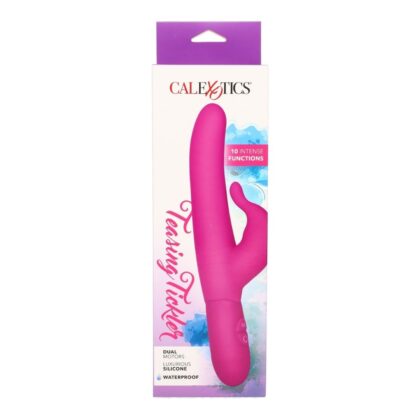 CalExotics Teasing Tickler - Slim and Pliable Silicone Massager with 10 Vibration Functions