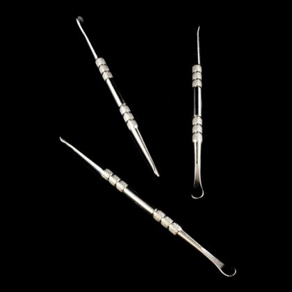 Compact 4.5" Zinc Metal Dab Tool