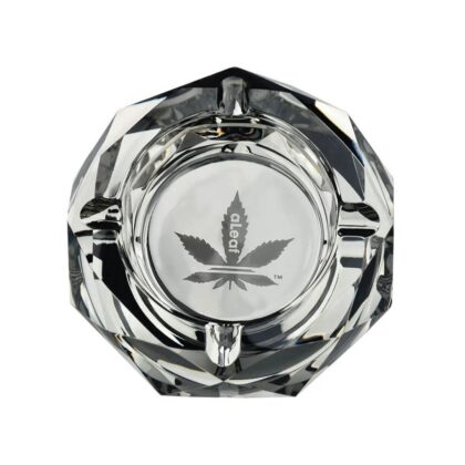 Aleaf Diamond Series Ashtray - Gunmetal - Glass - Smoking Accessories
