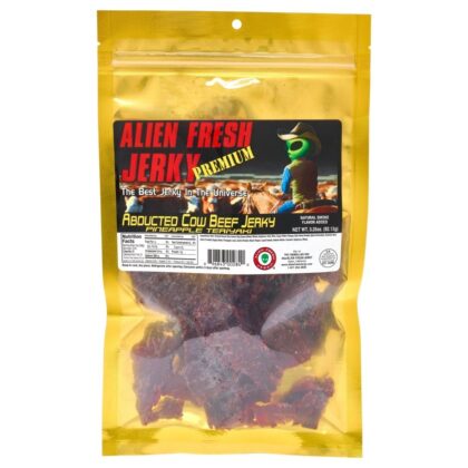 Alien Fresh Jerky Abducted Cow Pineapple Teriyaki Jerky