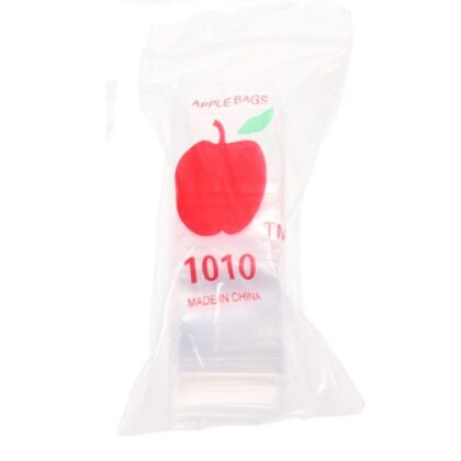 Original Apple Brand Mini Ziplock Bags in a mix of 10 colors