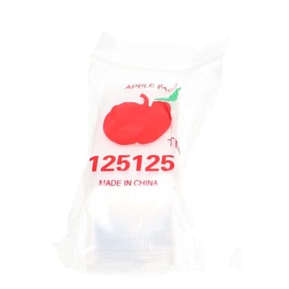 1.25" x 1.25" Apple Baggies