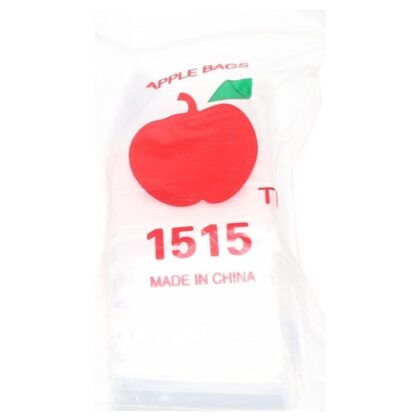 Apple Baggies 1515 - Resealable Mini Ziplock Bags