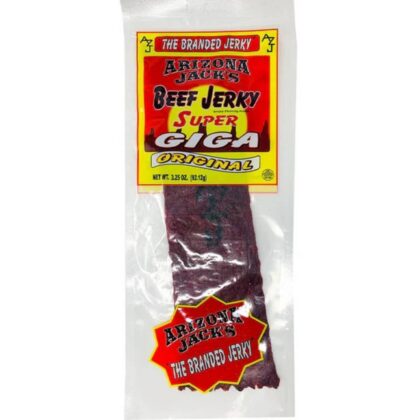 Arizona Jack's Original Giant Beef Jerky - Premium Lean Beef Snack