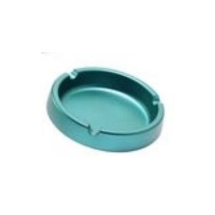 Blue Aluminium Ashtray - 3.5" Sleek Smoking Accessory
