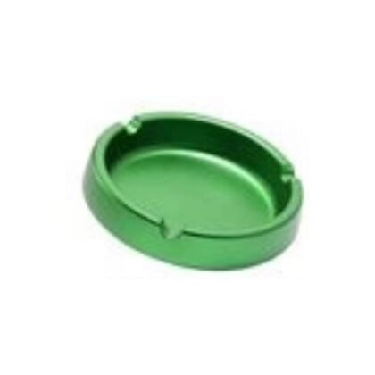 Green Aluminium Ashtray - 3.5 Inch
