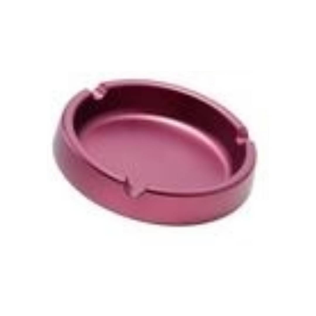 Red Aluminum Ashtray - Durable and Stylish Smoking Accessory