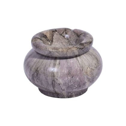 5" Moroccan Ceramic Ashtray in Marble Blue