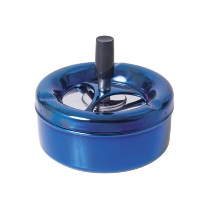 Anodized Spinning Ashtray - Icy Blue