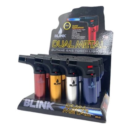 Blink Large Torch Lighter in metallic colors