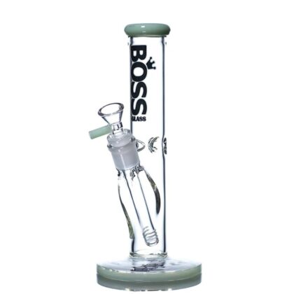 Boss 10" Straight Tube Teal Water Pipe - 10 Inches