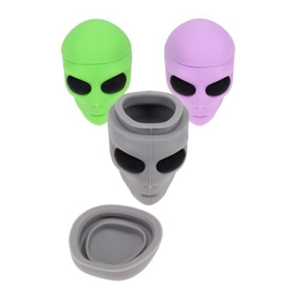 Colorful Alien Silicone Jar