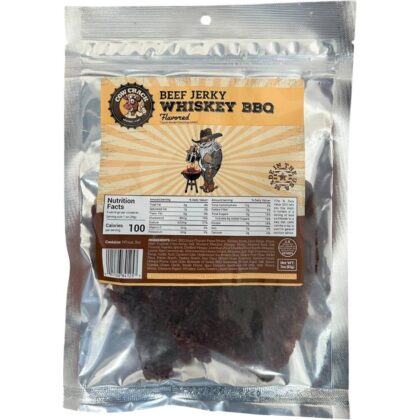 Cow Crack Beef Jerky 3oz - Whisky BBQ