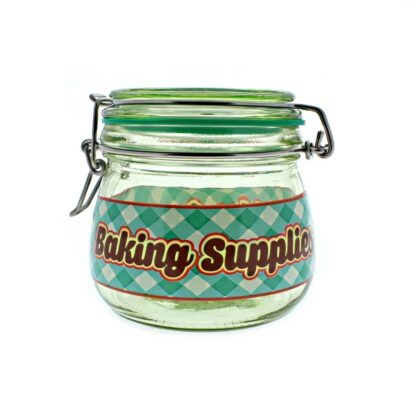 Dank Tank Baking Supplies - Large Airtight Glass Storage Jar