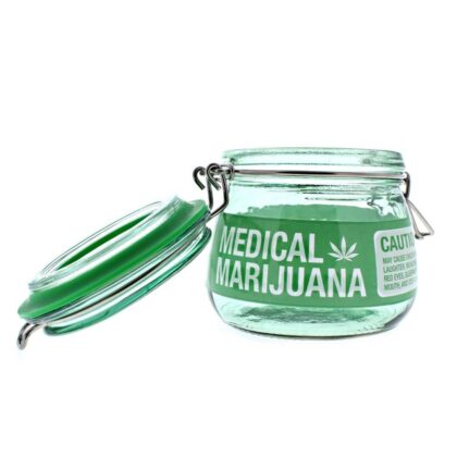 Dank Tank Rx Prescription Large 1oz Glass Stash Jar