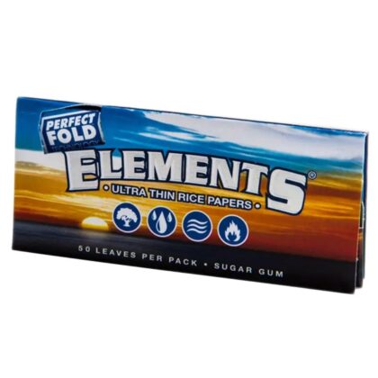 Elements Perfect Fold Ultra Thin Rice Papers - 1.25 Size - 50 Leaves