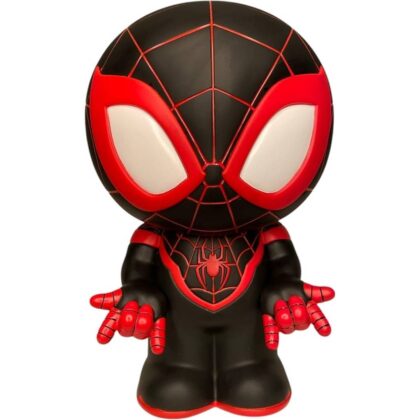 Black Spiderman Figure Piggy Bank