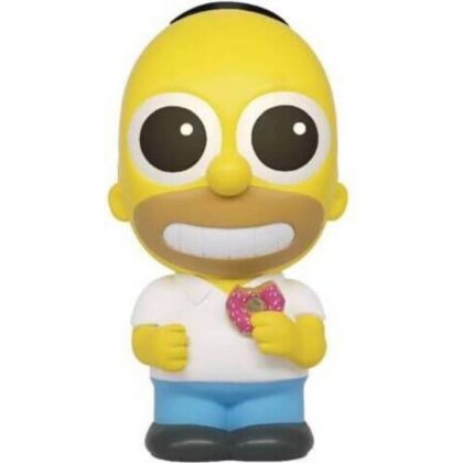 Figure Piggy Bank - Homer Simpson Holding Donut PVC Figural Bank