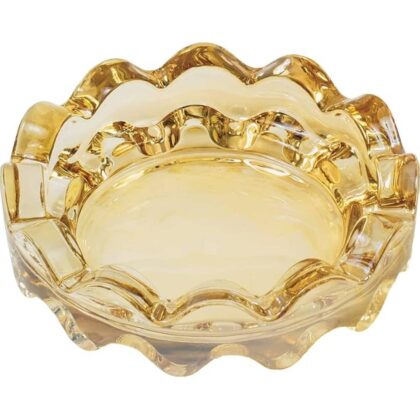 Fujima 4-Inch Electroplated Glass Ashtray