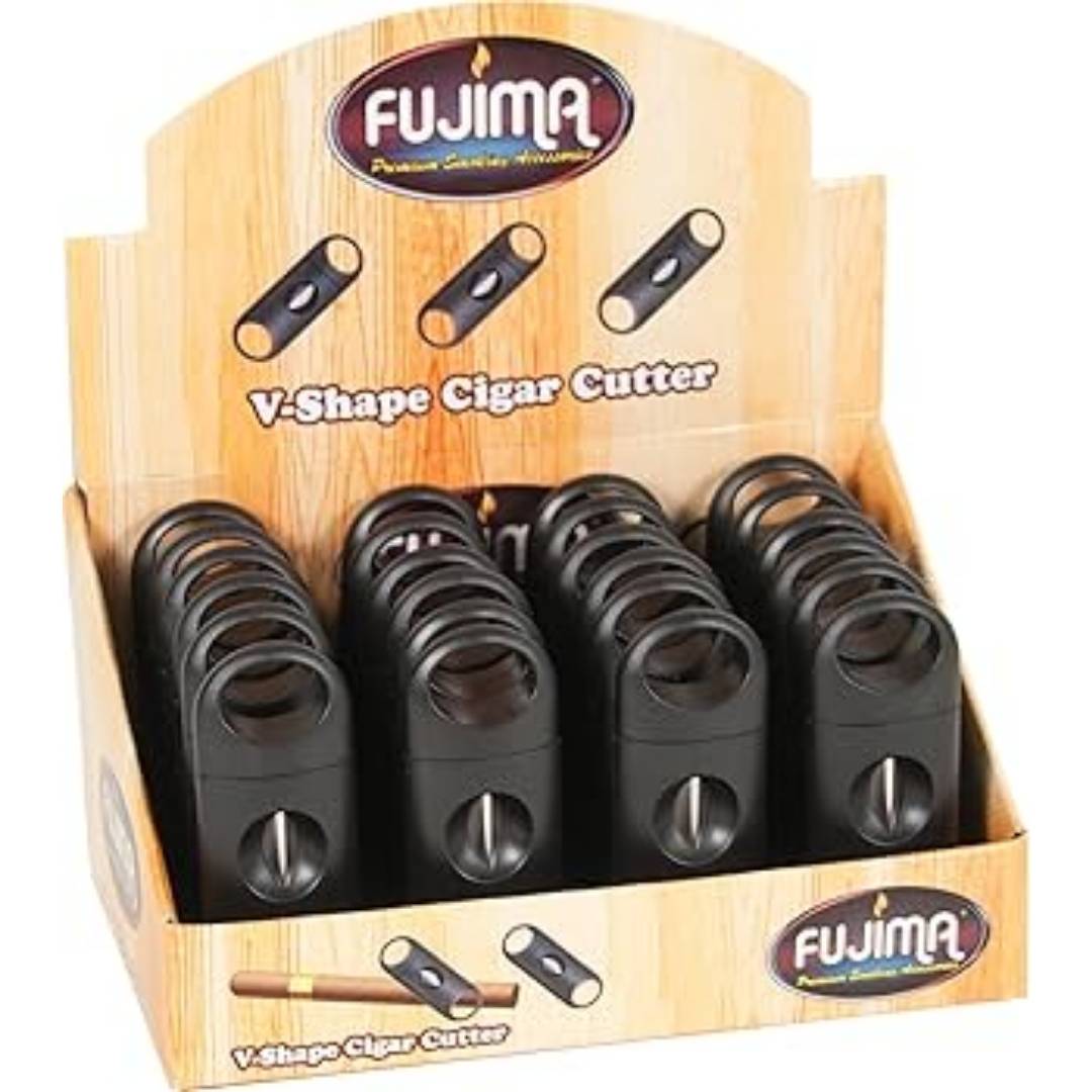 Fujima V-Shape Cigar Cutter - Sharp Blade for Clean and Precise Cuts