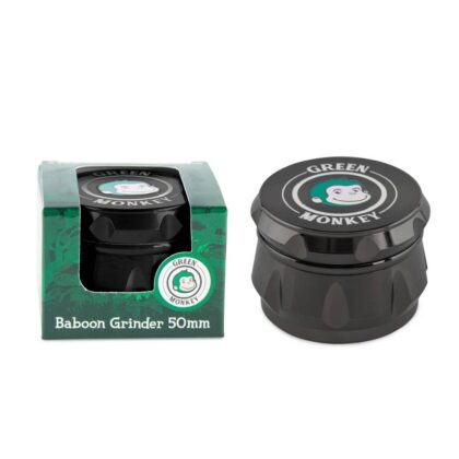 Green Monkey Grinder - Baboon Crown - 50mm - Black