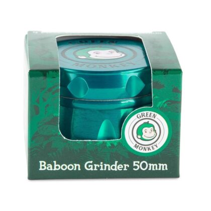 Green Monkey Grinder Baboon Crown 50mm Green