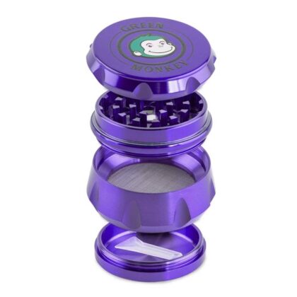 Green Monkey Grinder - Baboon Crown - Purple - 50mm
