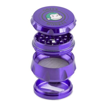 Green Monkey Grinder - Baboon Crown Purple 63mm