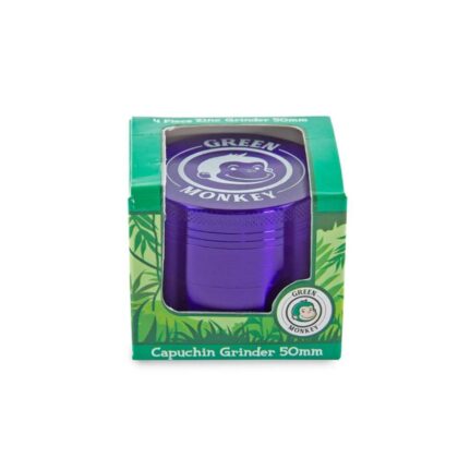 Green Monkey Capuchin Grinder 50mm Purple