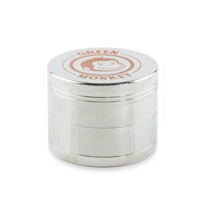 Green Monkey Capuchin 50mm Grinder in Silver