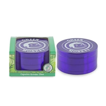 Green Monkey Capuchin Grinder 75mm Purple