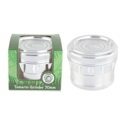 Green Monkey Tamarin 70mm Grinder - Silver