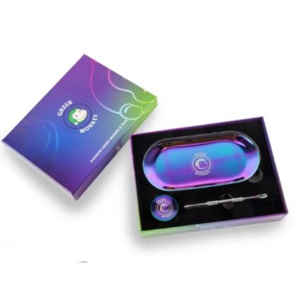 Green Monkey Rainbow Grinder & Tray Kit
