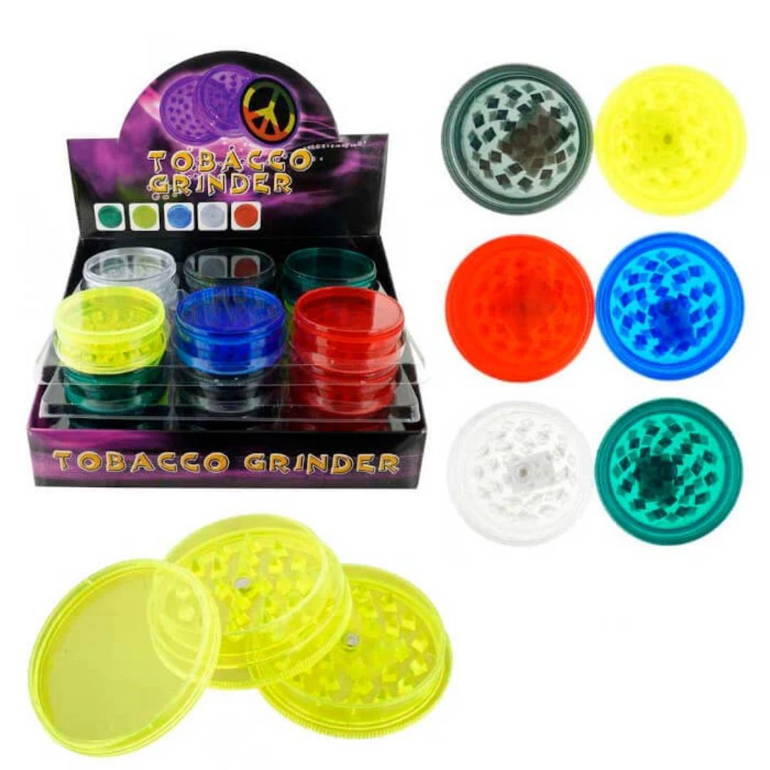 Compact 30mm 2pc keychain grinder