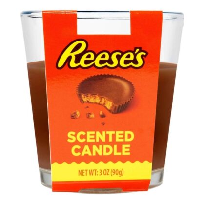 Hershey's Chocolate Candy Scented Candle - Rich Milk Chocolate & Creamy Peanut Butter Aroma