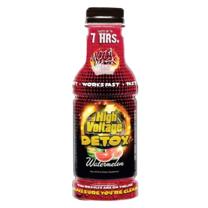 High Voltage Detox Drink 32oz Watermelon - Powerful B-Vitamins