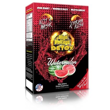 High Voltage Detox Drink Twin Pack - Watermelon Flavor - 16oz x 2 Bottles