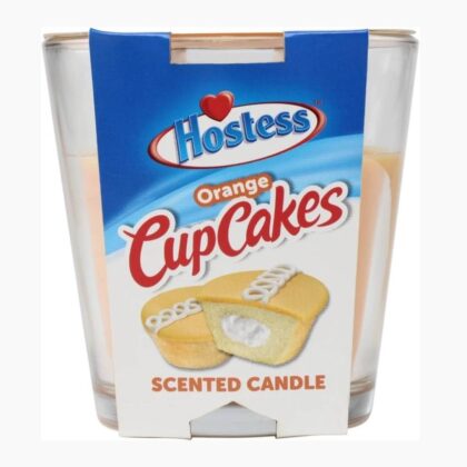 Hostess Orange Cupcake Scented Candle - Warm and inviting fragrance of zesty orange and moist cupcake