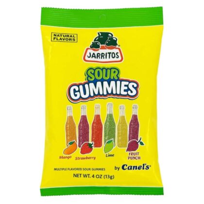 Jarritos Sour Gummies - Six Flavors - Naturally Flavored Gummy Candies