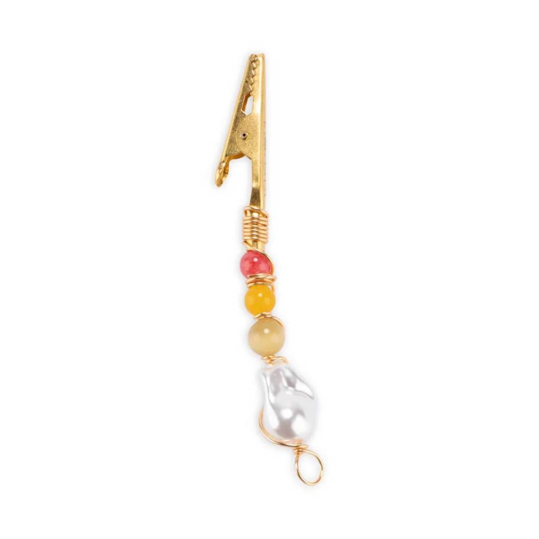 King Palm Crystal Roach Clip - Crystal Design