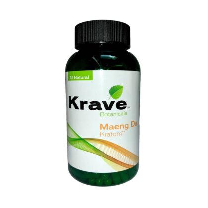 Krave Capsules - Red Vein Kratom & Maeng Da Blend - 75 Caps